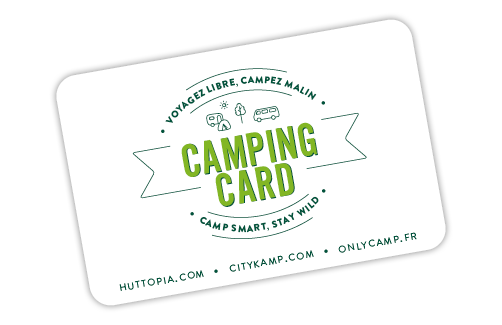 Camping Card by Huttopia, Camp at discounted prices